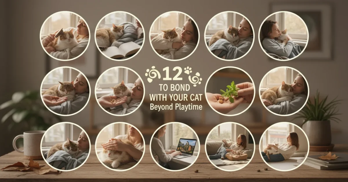 12 Ways to Bond With Your Cat Beyond Playtime - comprehensive guide
