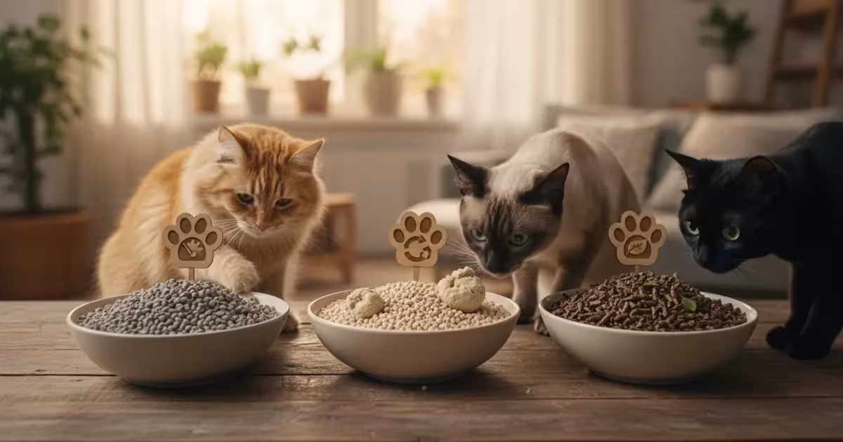 Cat Litter Comparison: Clay vs Clumping vs Natural - comprehensive guide