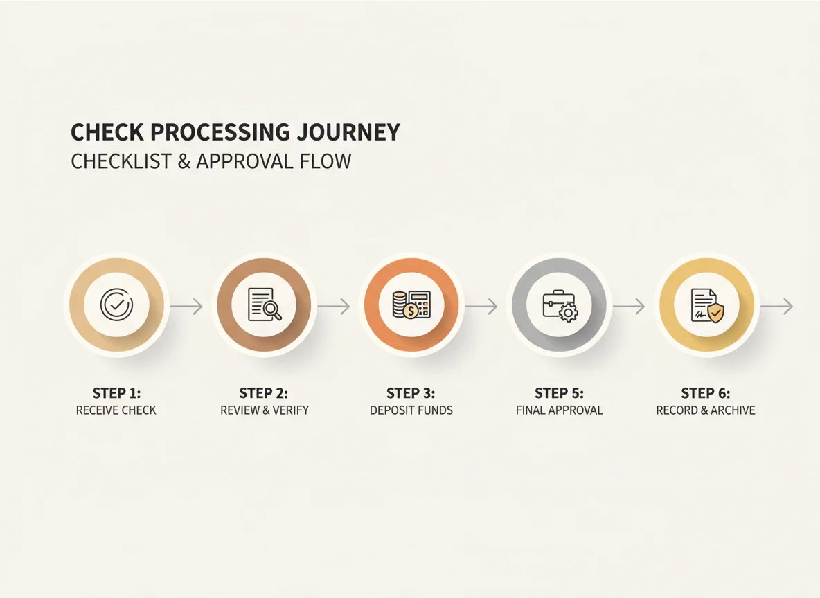 Infographic showing check schedule or checklist.