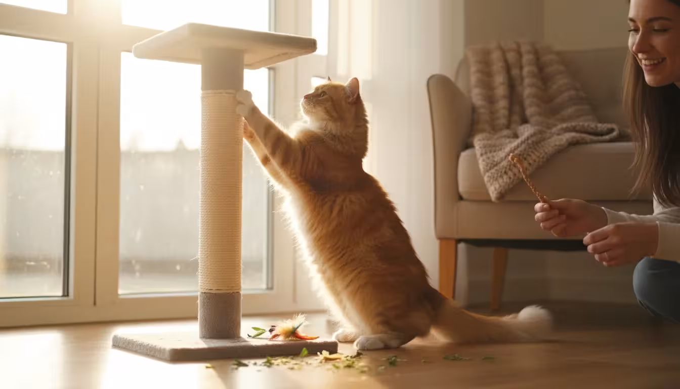 How to Train Your Cat to Use a Scratching Post - comprehensive guide