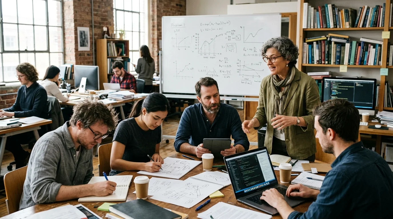 The Top Echelon: Working and Herding Geniuses